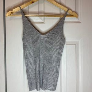 Sparkling silver tank